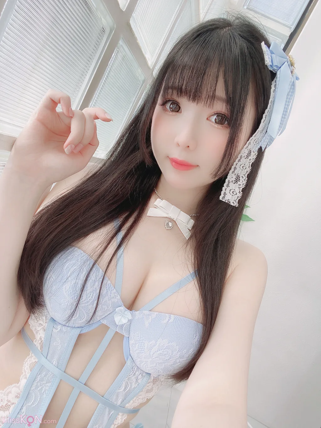 Coser霜月shimo Blue Lingerie 41 photos - 27