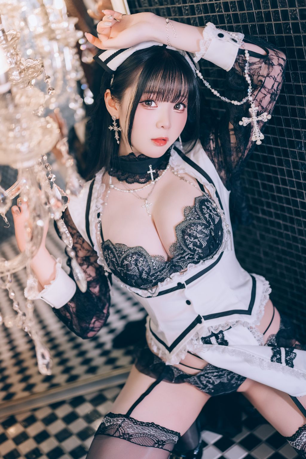 Coser霜月shimo Holy Church Confession Night 80 photos - 45