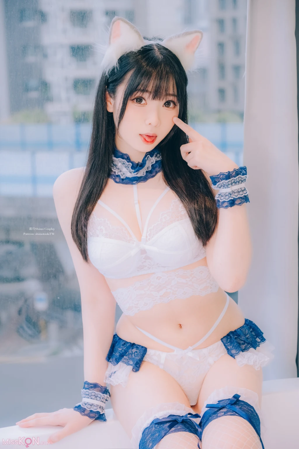 Coser霜月shimo Lace Lingerie 20 photos