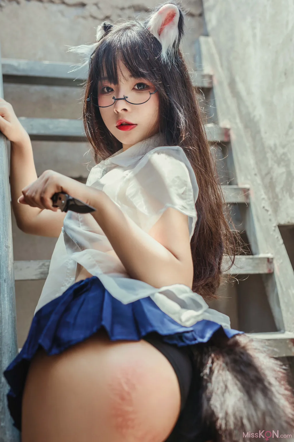 Coseryuuhui玉汇 天台猫猫 黑犬机器人女友 32 photos - 11