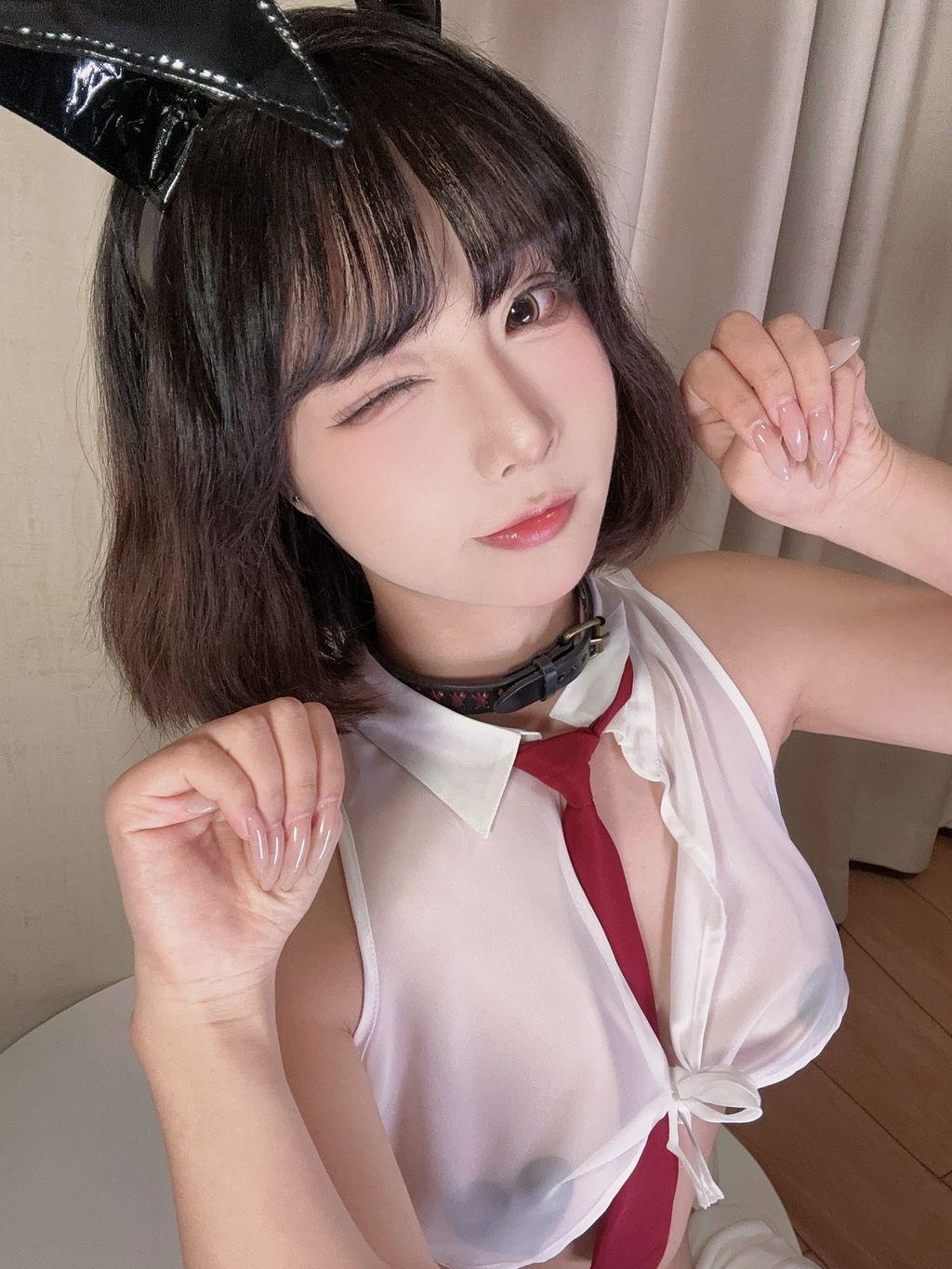 Coseryuuhui玉汇 学生兔 50 photos  2 videos - 45