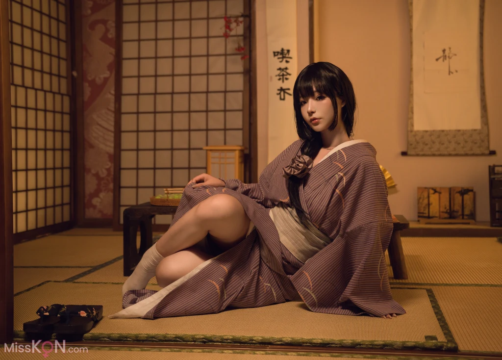 Coseryuuhui玉汇 独居的寡姐 135 photos - 42