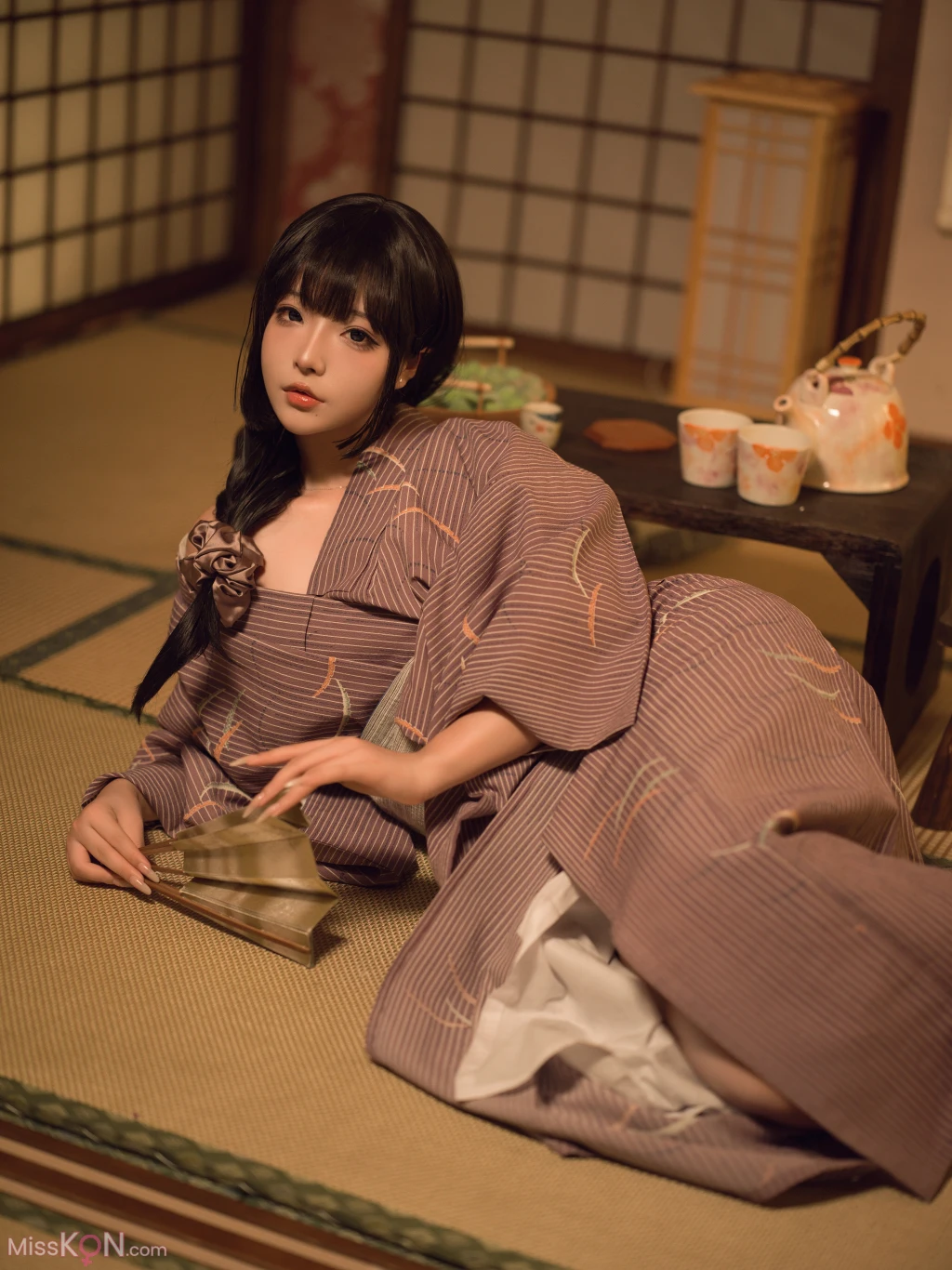 Coseryuuhui玉汇 独居的寡姐 135 photos - 50