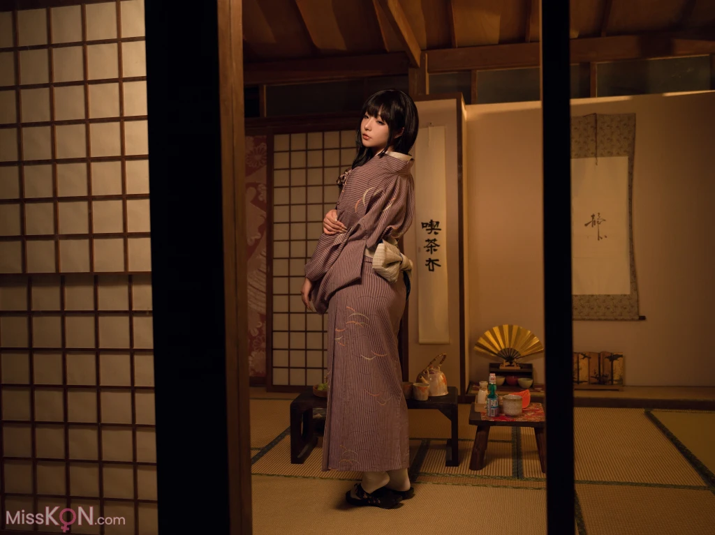 Coseryuuhui玉汇 独居的寡姐 135 photos - 57