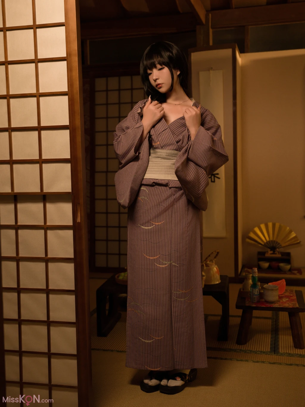 Coseryuuhui玉汇 独居的寡姐 135 photos - 101