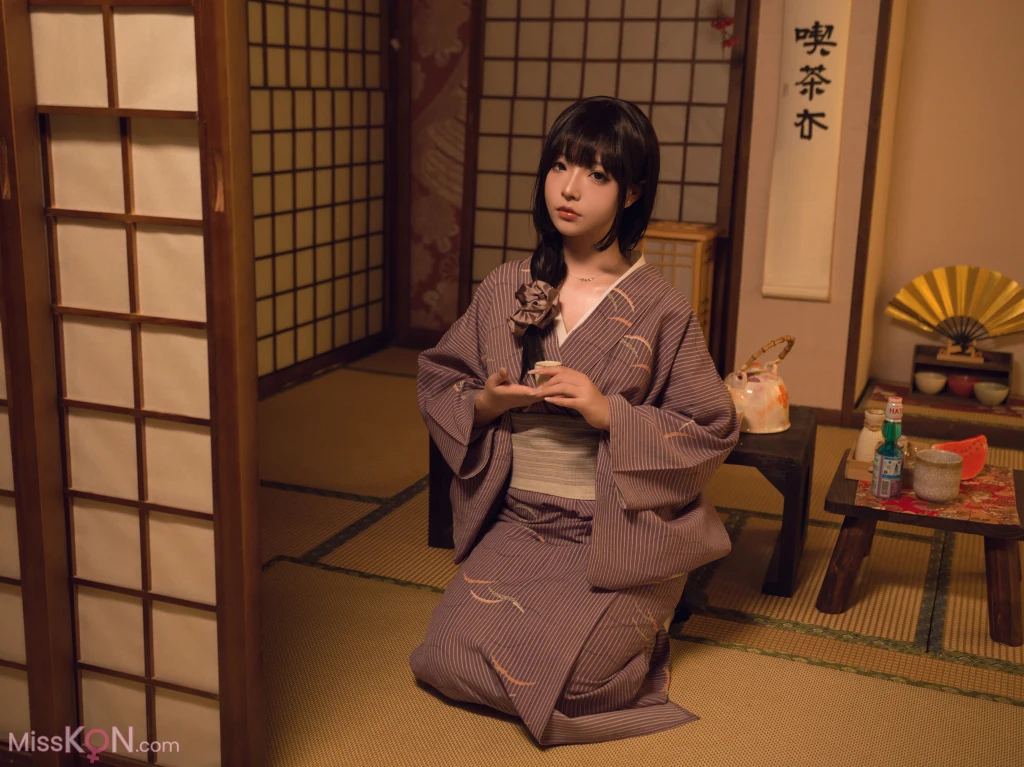 Coseryuuhui玉汇 独居的寡姐 135 photos - 123