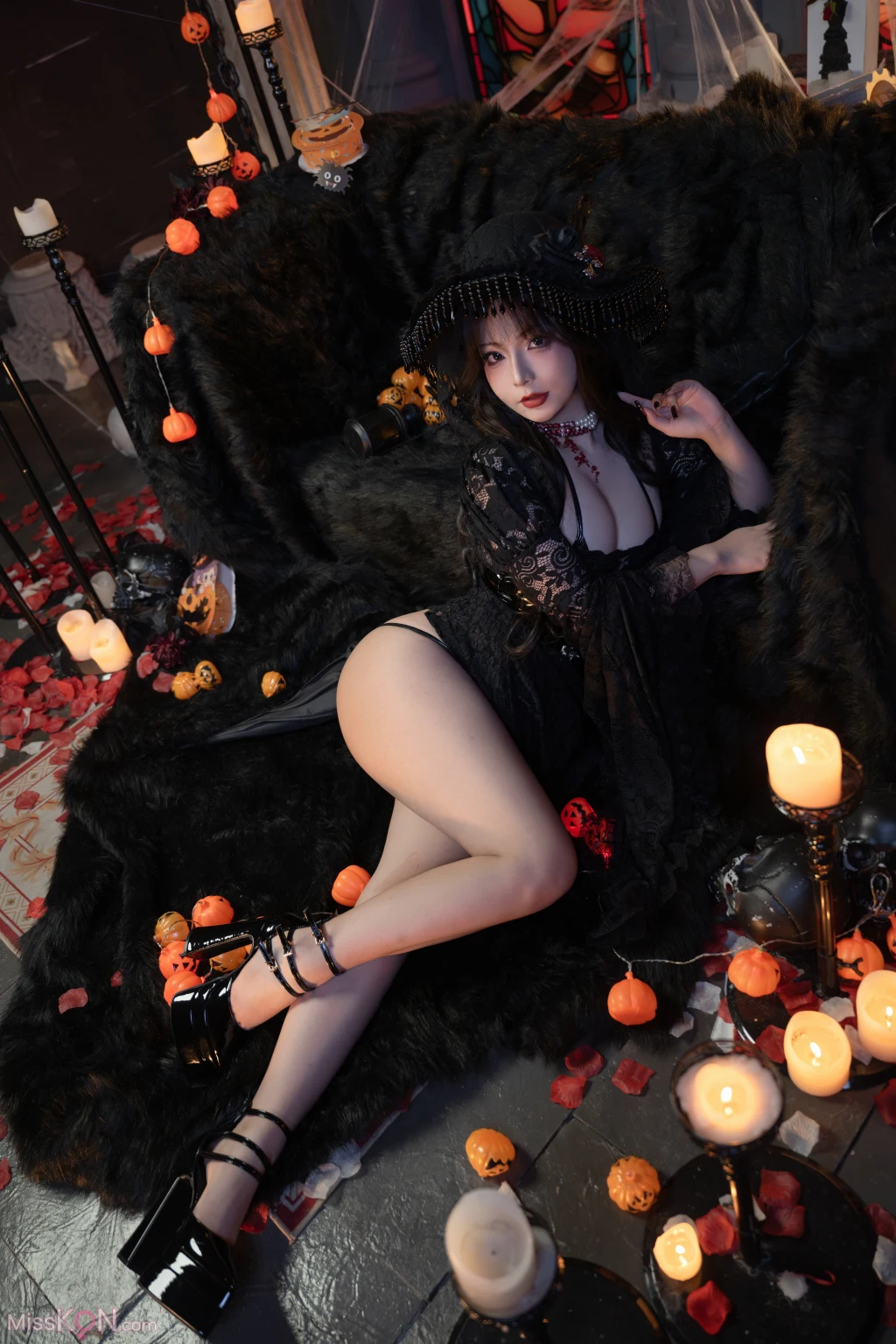 Coseryuuhui玉汇 2024万圣节特辑 魔女狂欢夜 133 photos - 47