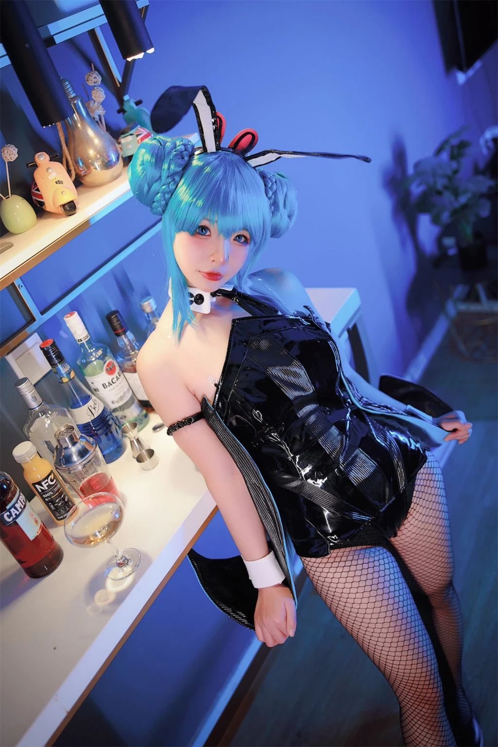 Coseryuuhui玉汇 No024 初音黑兔 47 photos - 2