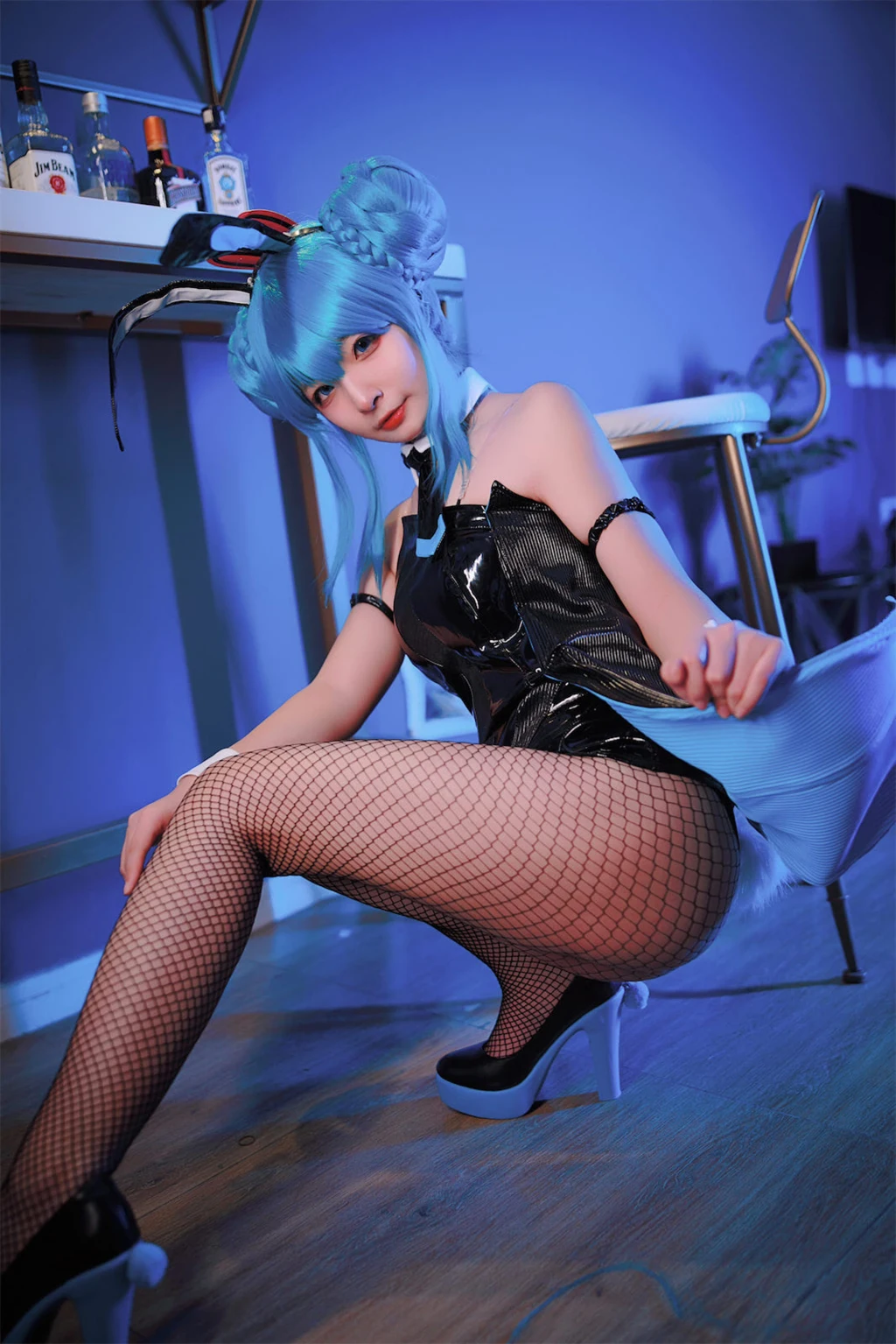 Coseryuuhui玉汇 No024 初音黑兔 47 photos - 3