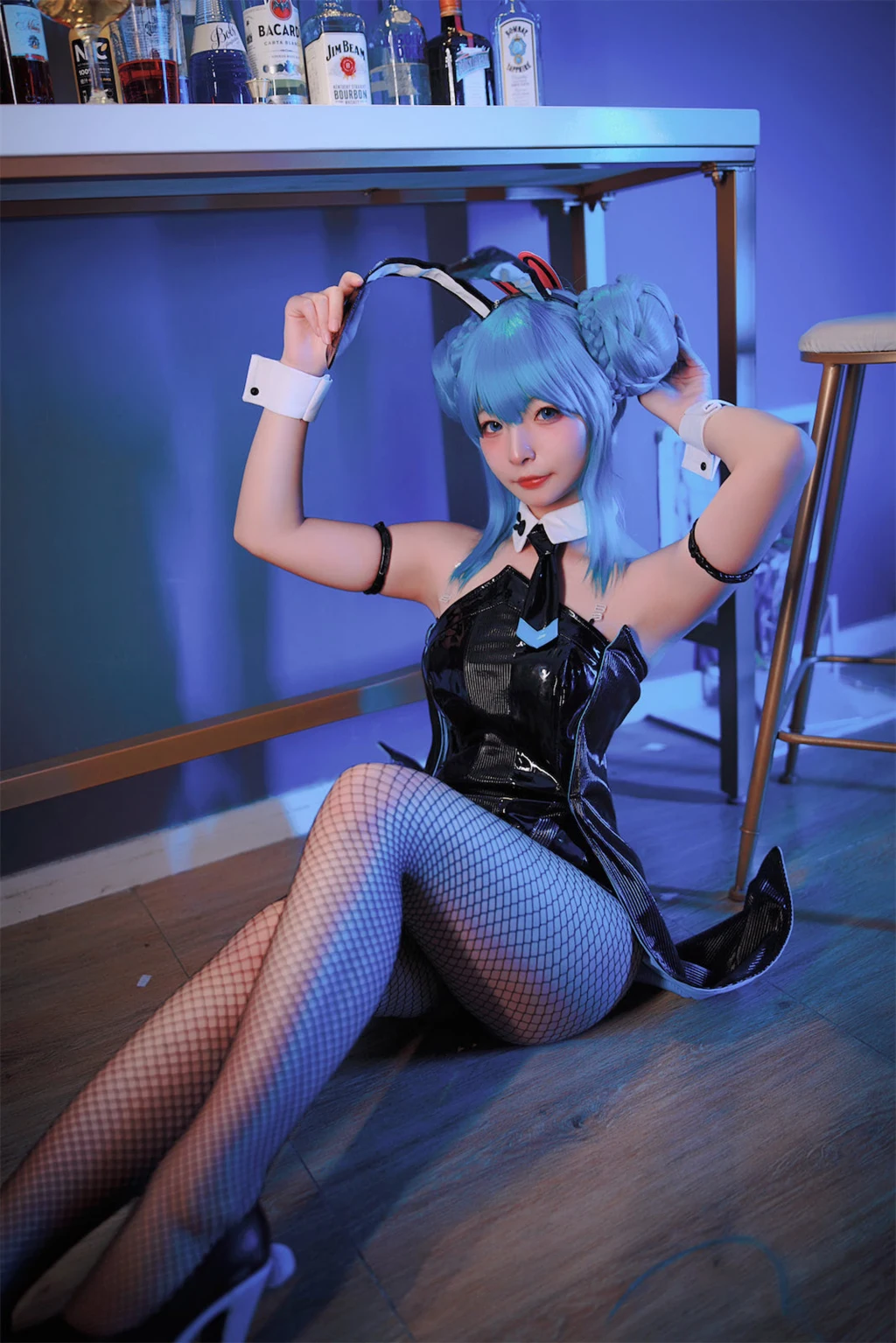 Coseryuuhui玉汇 No024 初音黑兔 47 photos - 8