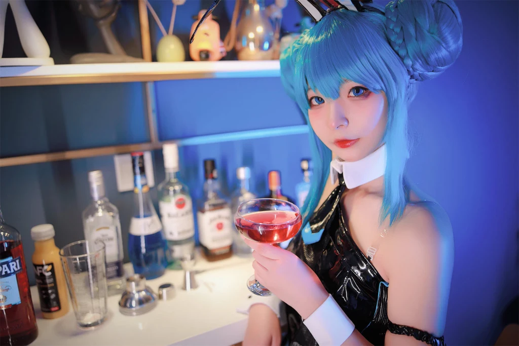 Coseryuuhui玉汇 No024 初音黑兔 47 photos - 19