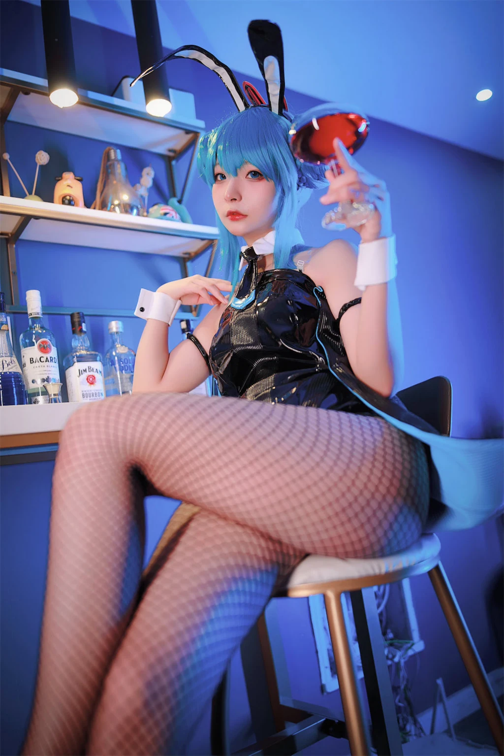 Coseryuuhui玉汇 No024 初音黑兔 47 photos - 26