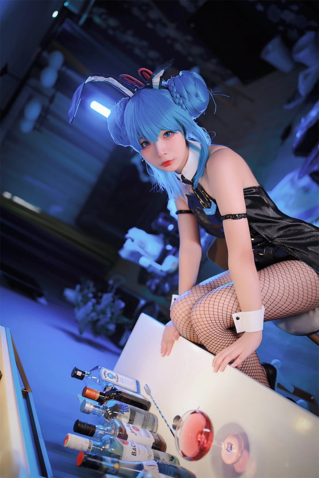Coseryuuhui玉汇 No024 初音黑兔 47 photos - 29