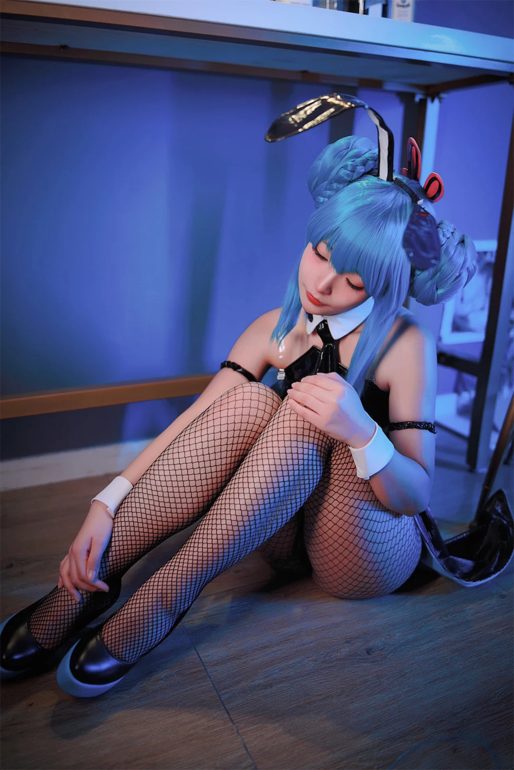 Coseryuuhui玉汇 No024 初音黑兔 47 photos - 36