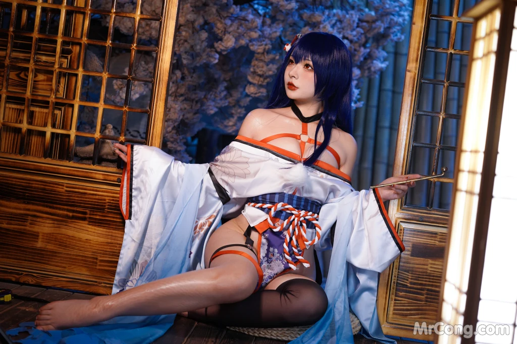 Coseryuuhui玉汇 No028 Erophone Re 真子-和服抹油 82 photos - 12