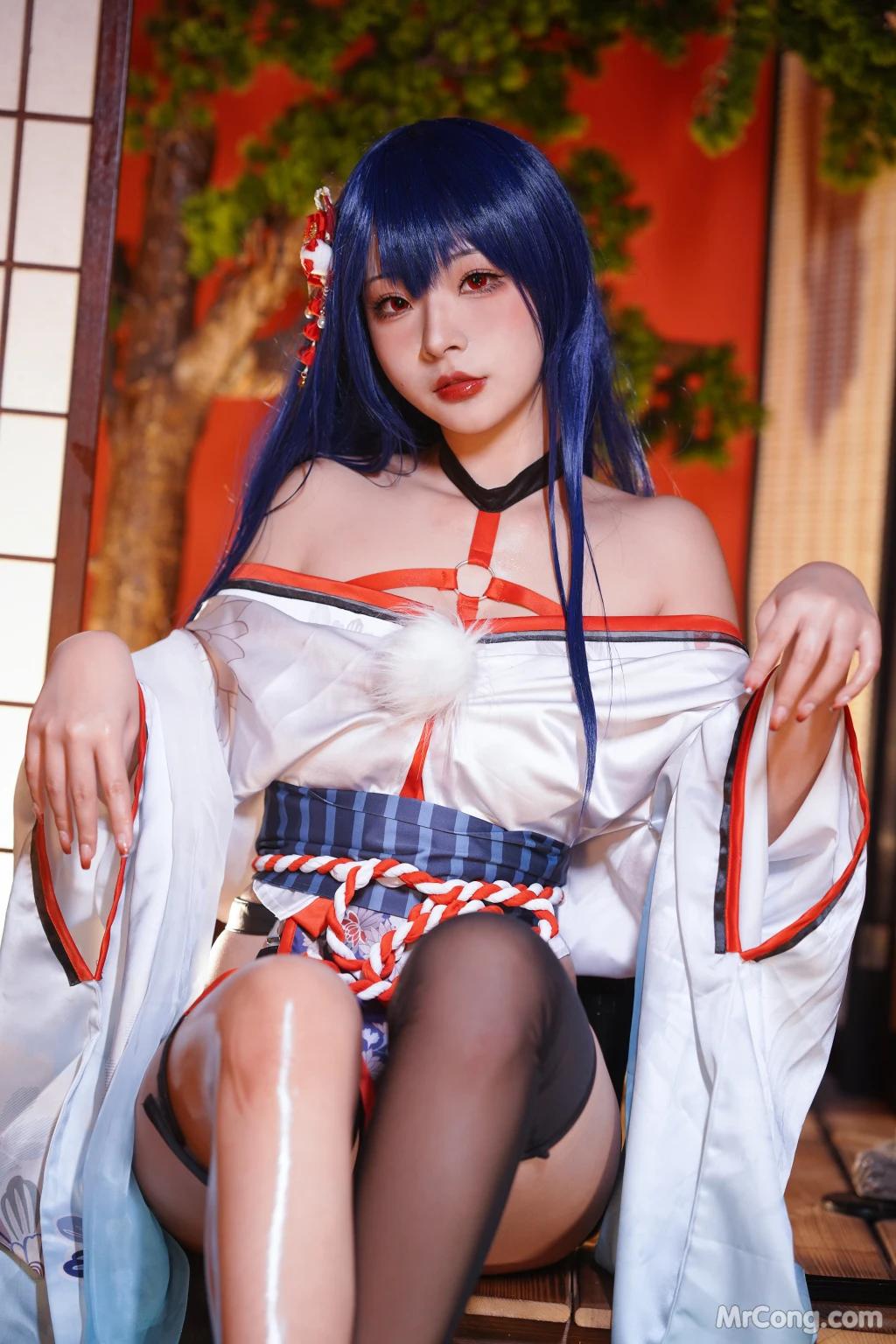Coseryuuhui玉汇 No028 Erophone Re 真子-和服抹油 82 photos - 33