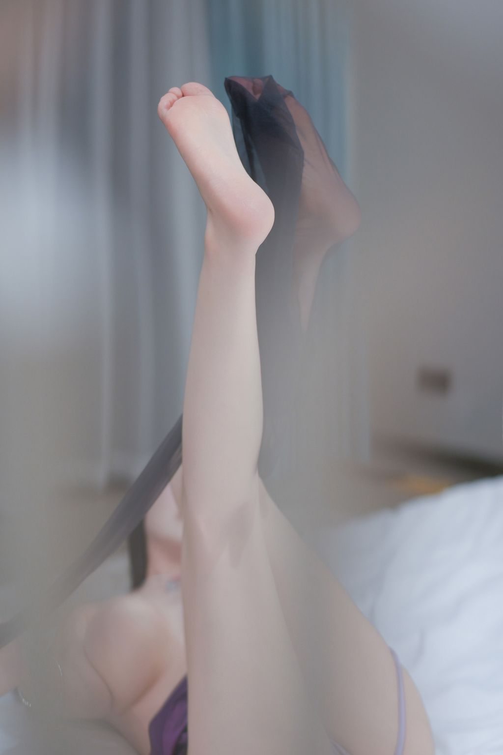 内购无水印 Zhu Ke Er 朱可儿 秀人网模特 紫色吊带 98 photos - 68