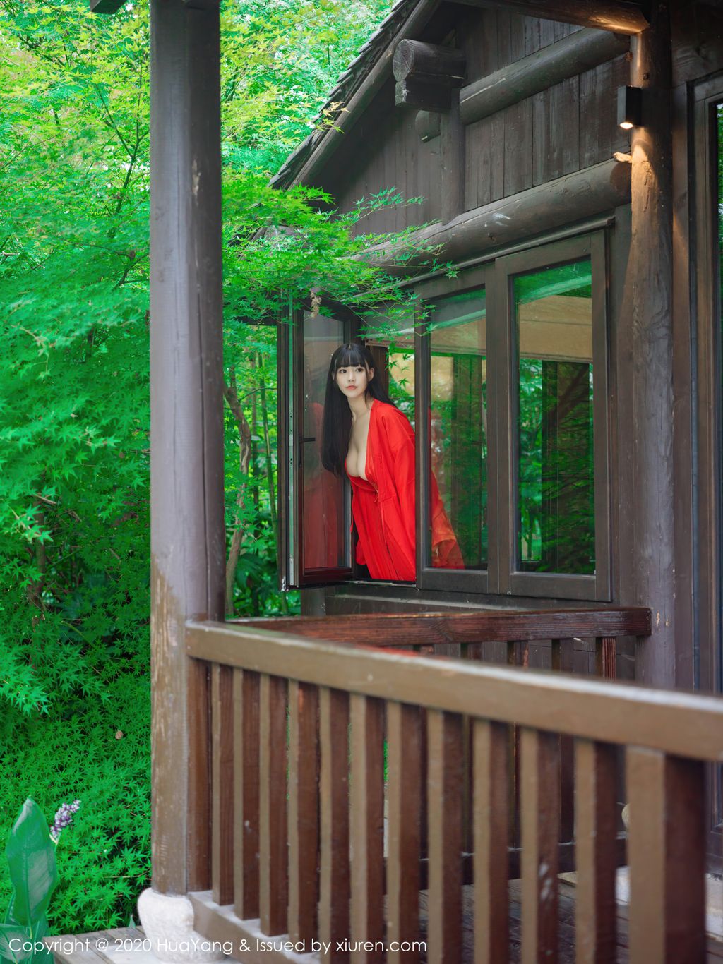 HuaYang Vol 310 Zhu Ke Er 朱 可 儿 Flower 70 photos