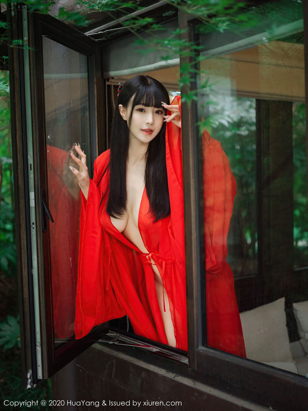 HuaYang Vol 310 Zhu Ke Er 朱 可 儿 Flower 70 photos - 8