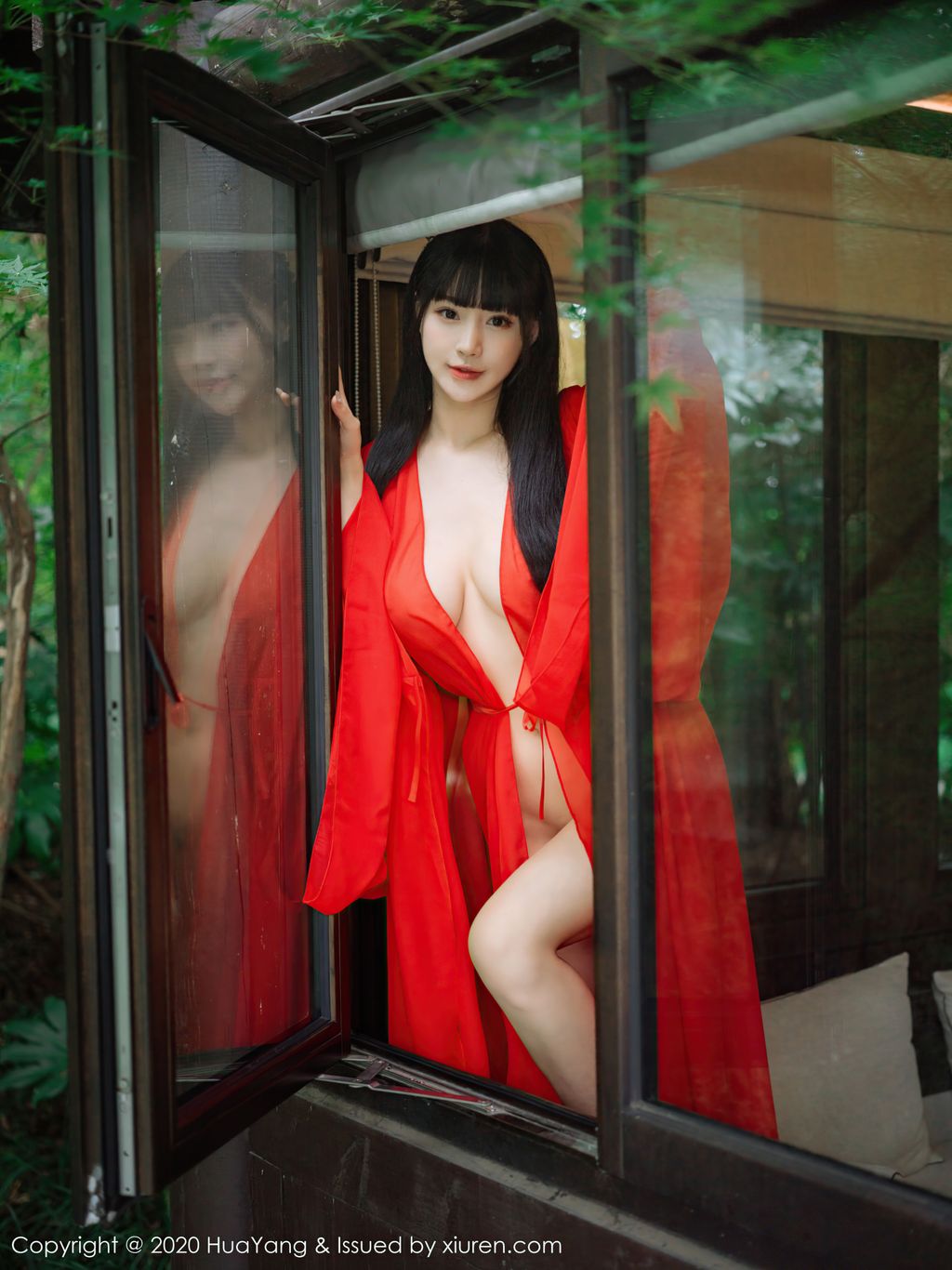 HuaYang Vol 310 Zhu Ke Er 朱 可 儿 Flower 70 photos - 10