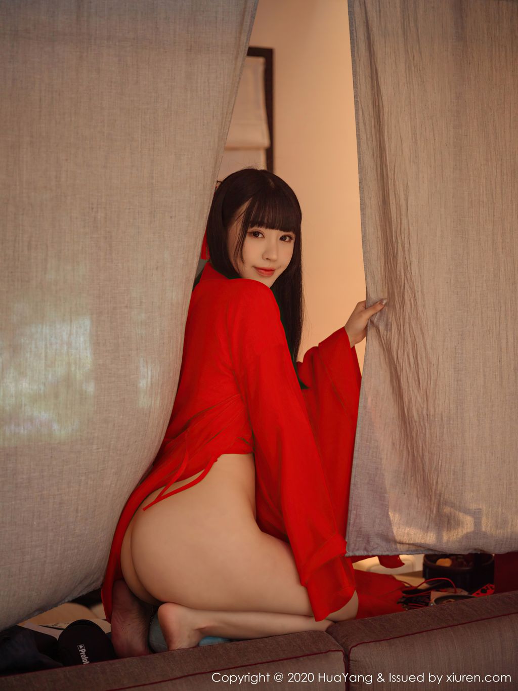 HuaYang Vol 310 Zhu Ke Er 朱 可 儿 Flower 70 photos - 20