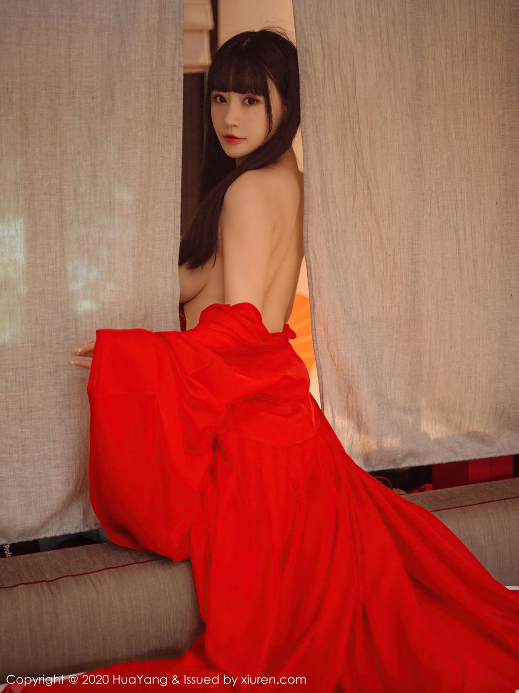 HuaYang Vol 310 Zhu Ke Er 朱 可 儿 Flower 70 photos - 24