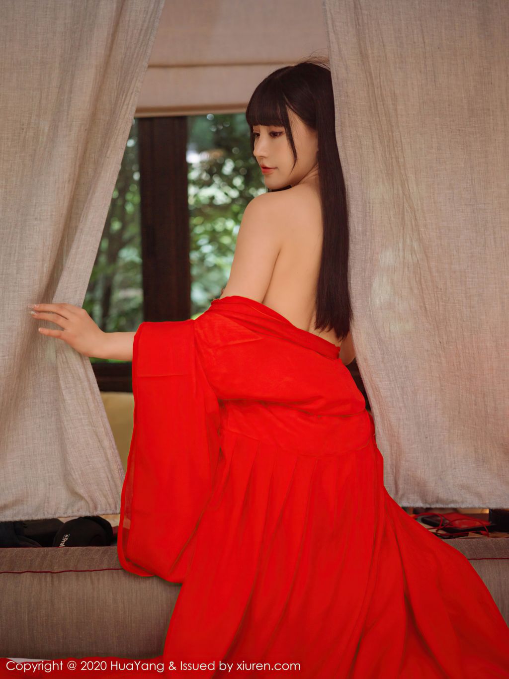 HuaYang Vol 310 Zhu Ke Er 朱 可 儿 Flower 70 photos - 25