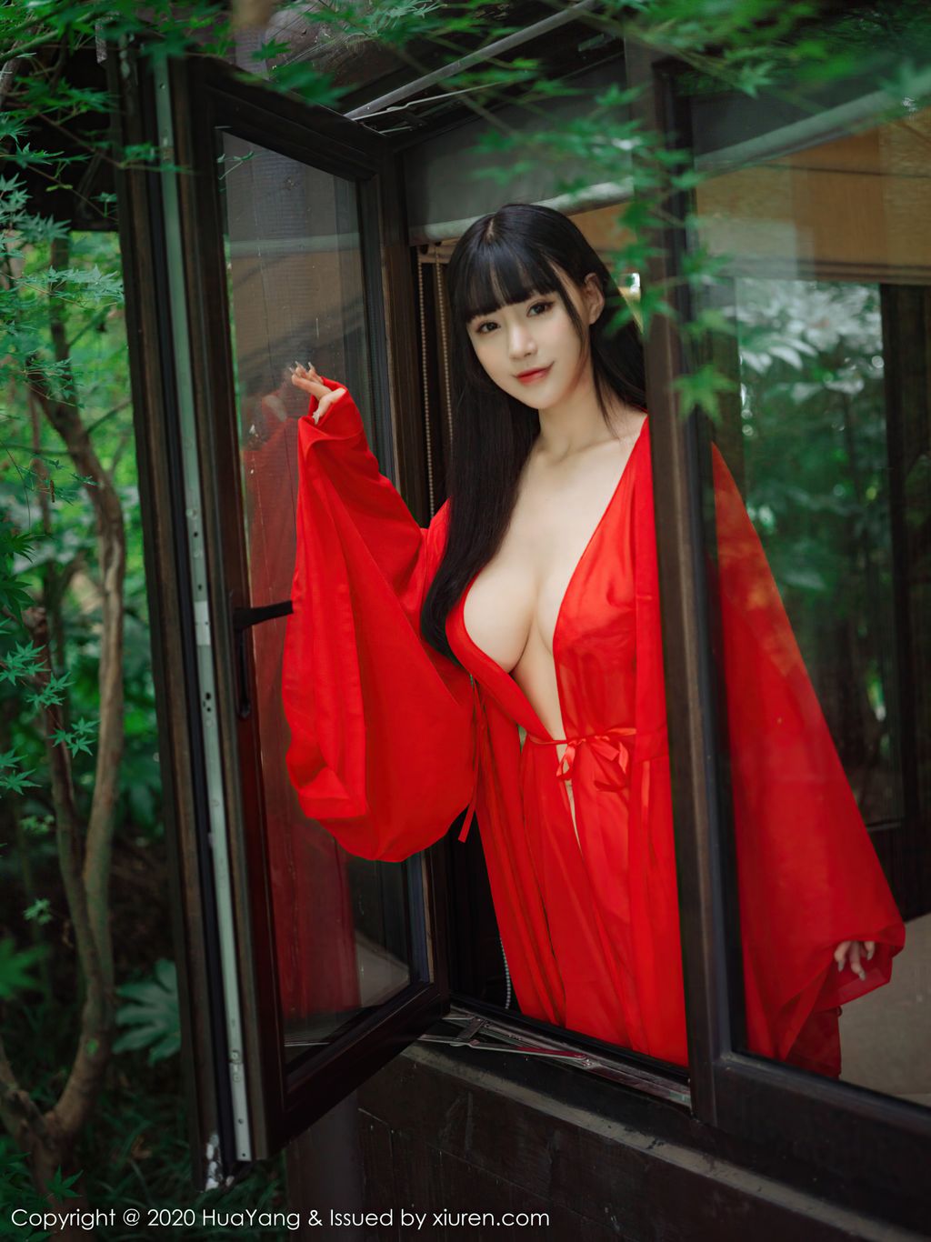 HuaYang Vol 310 Zhu Ke Er 朱 可 儿 Flower 70 photos - 67