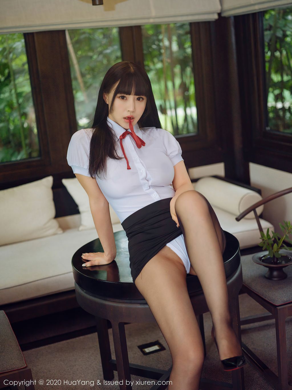 HuaYang Vol 318 Zhu Ke Er 朱 可 儿 Flower 59 photos - 12