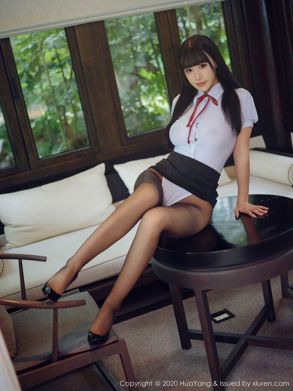 HuaYang Vol 318 Zhu Ke Er 朱 可 儿 Flower 59 photos - 19