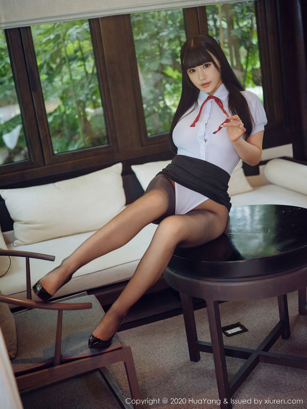 HuaYang Vol 318 Zhu Ke Er 朱 可 儿 Flower 59 photos - 20
