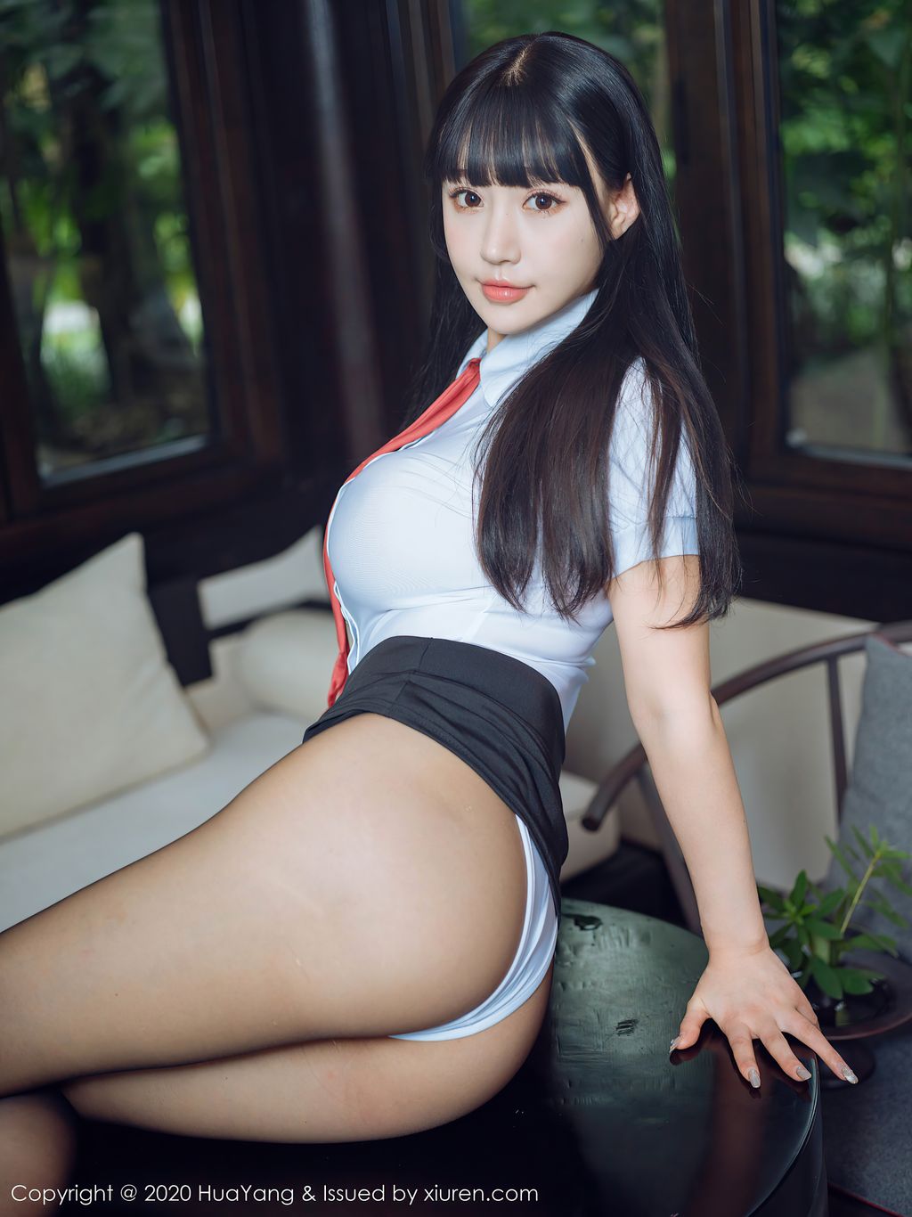 HuaYang Vol 318 Zhu Ke Er 朱 可 儿 Flower 59 photos - 21