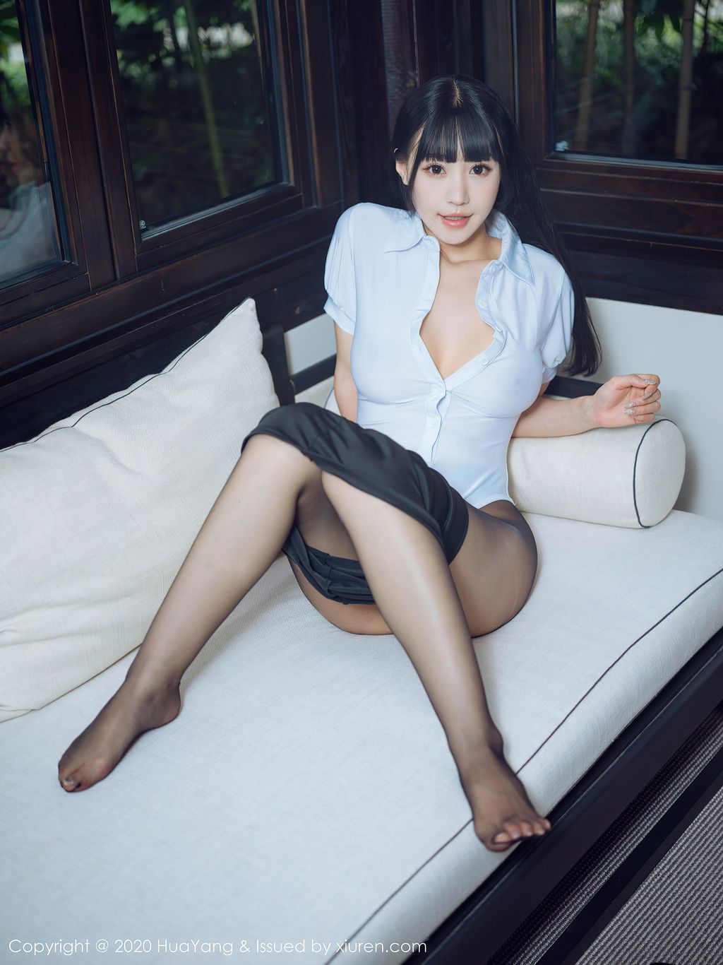 HuaYang Vol 318 Zhu Ke Er 朱 可 儿 Flower 59 photos - 52