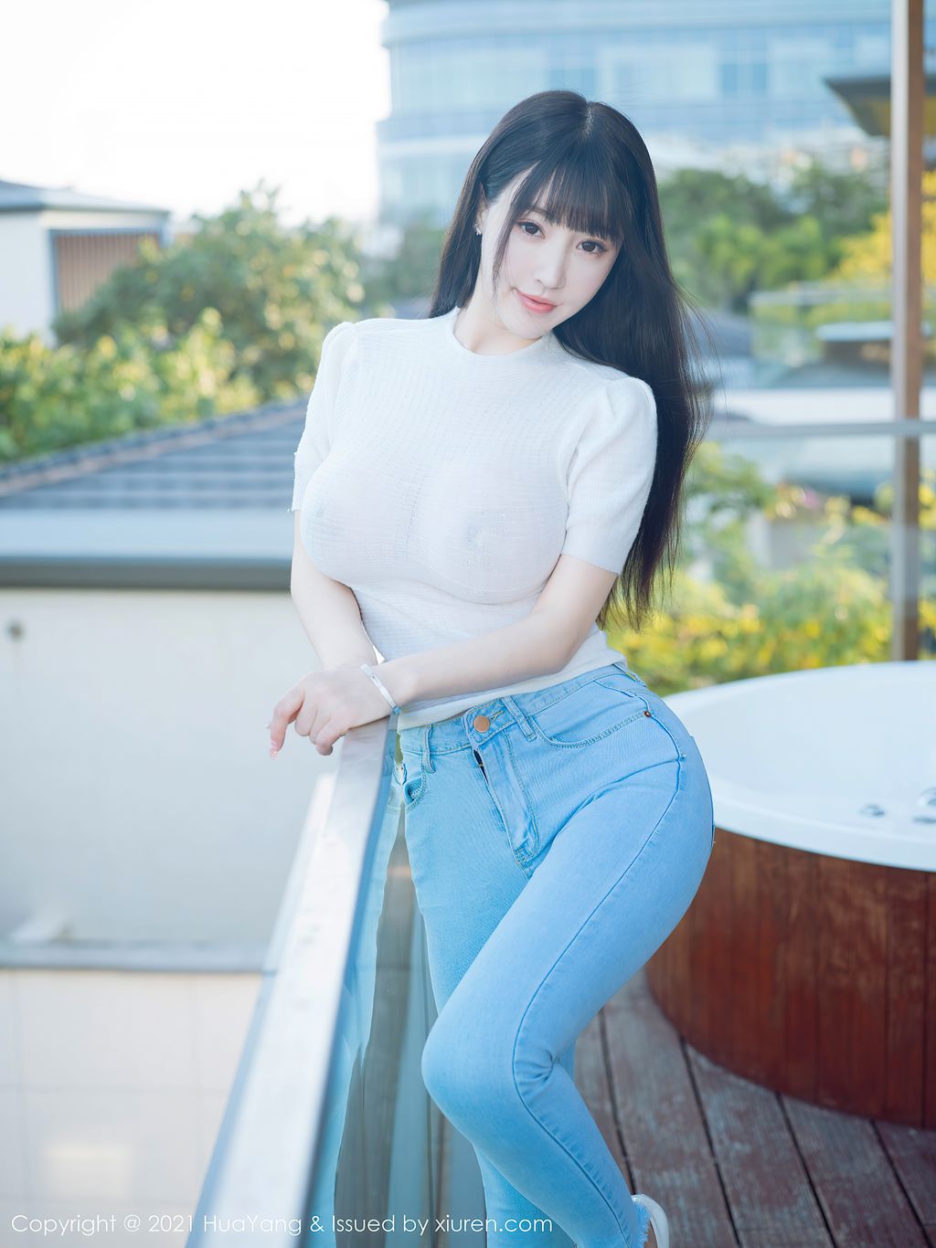HuaYang Vol 380 Zhu Ke Er 朱 可 儿 Flower 59 photos - 5