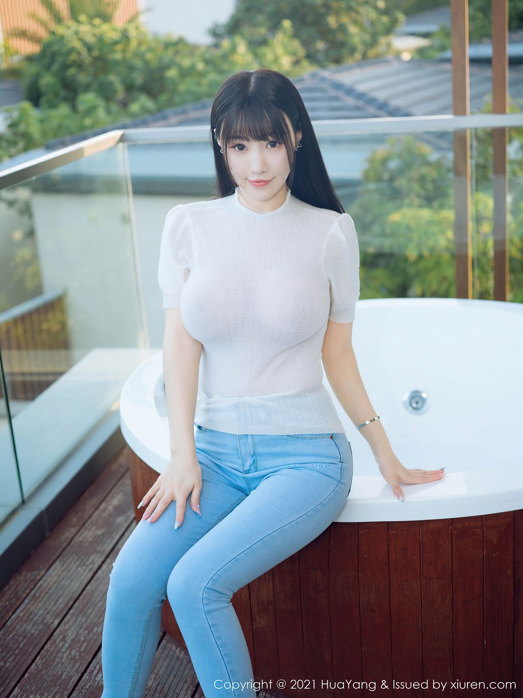 HuaYang Vol 380 Zhu Ke Er 朱 可 儿 Flower 59 photos - 10