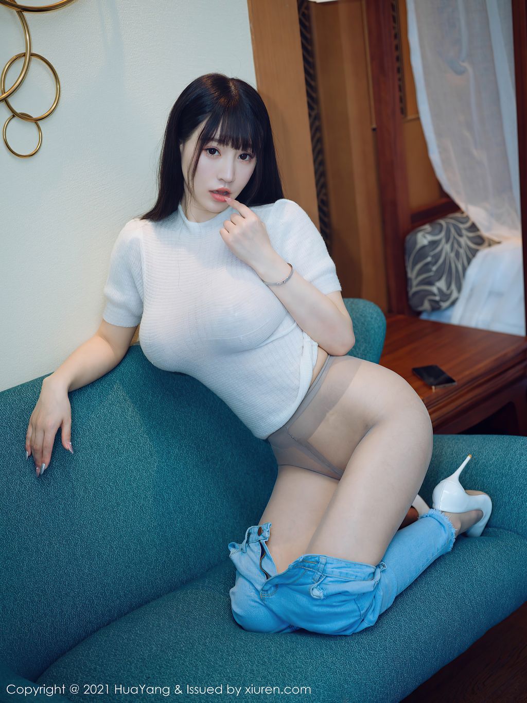 HuaYang Vol 380 Zhu Ke Er 朱 可 儿 Flower 59 photos - 32