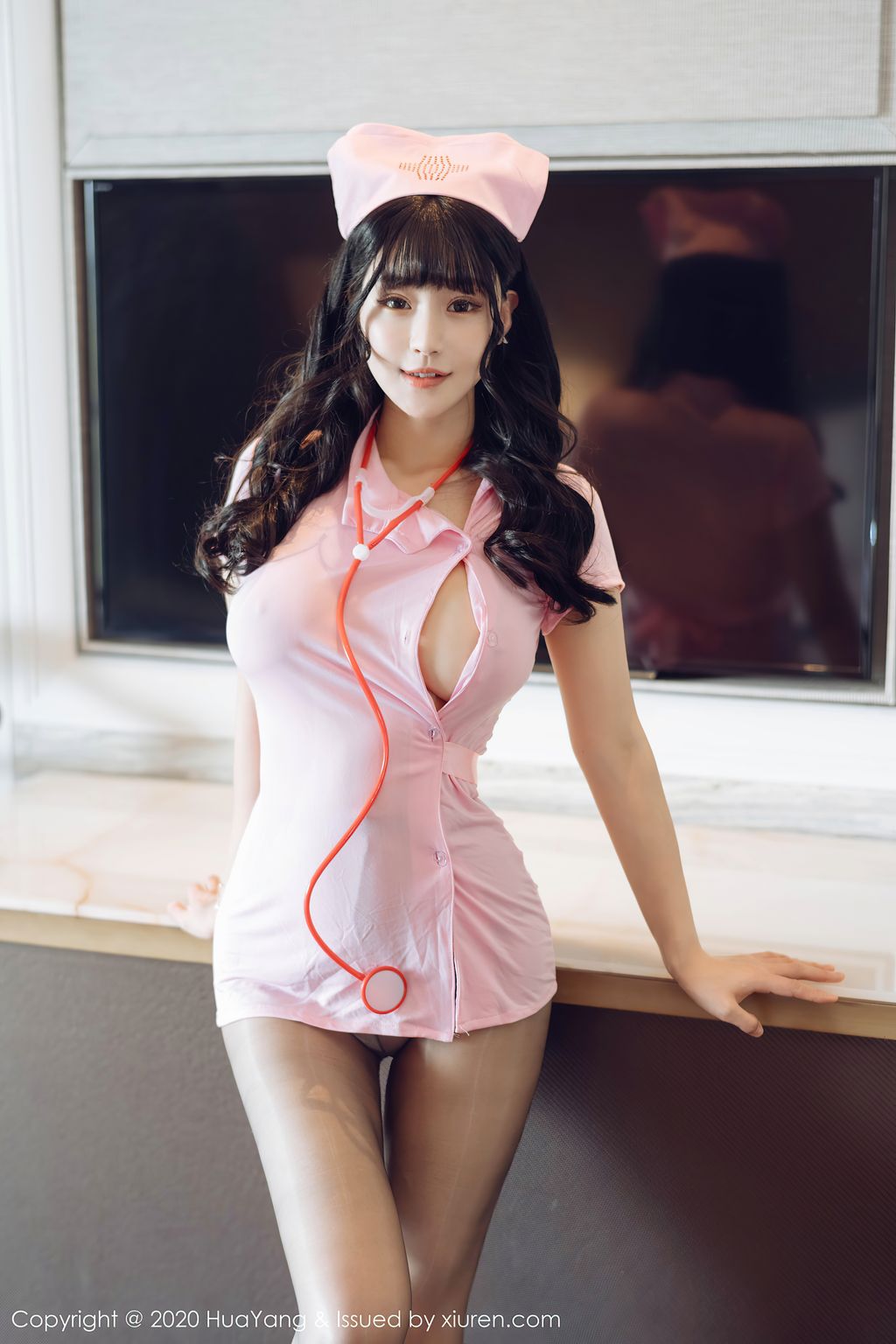 HuaYang Vol302 Zhu Ke Er 朱 可 儿 Flower 50 photos - 34