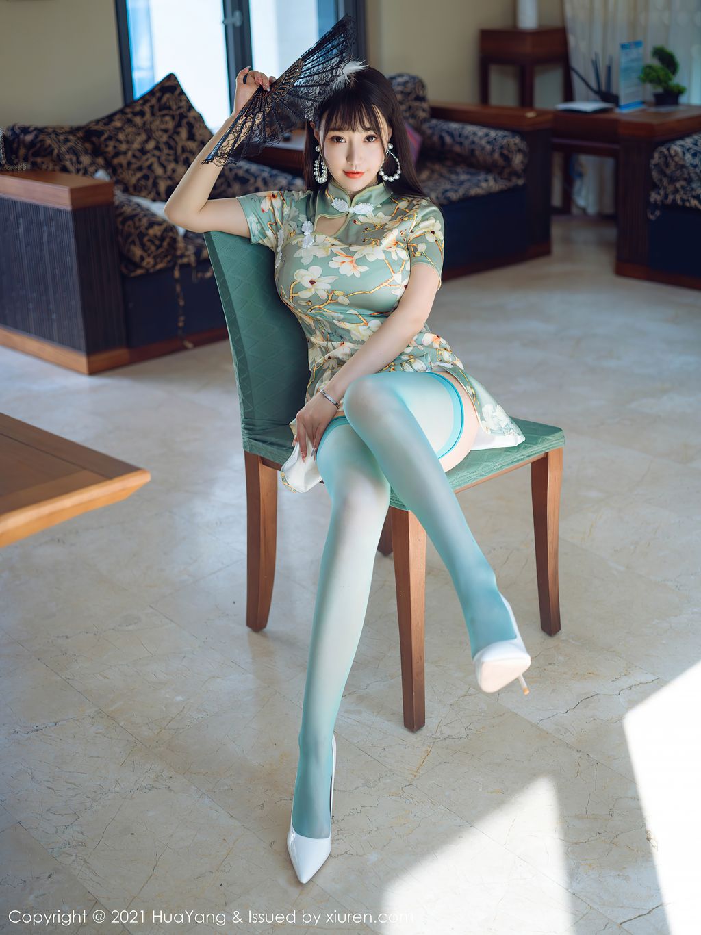 HuaYang Vol390 Zhu Ke Er 朱可儿Flower 69 photos - 2