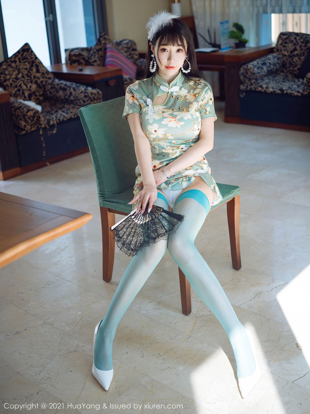 HuaYang Vol390 Zhu Ke Er 朱可儿Flower 69 photos - 6