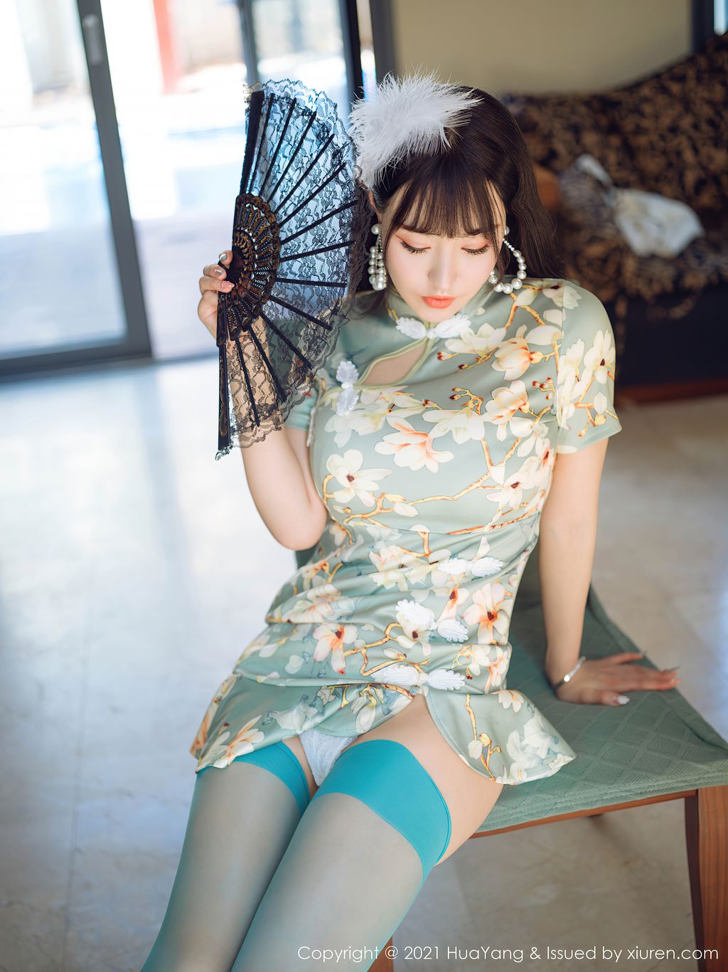 HuaYang Vol390 Zhu Ke Er 朱可儿Flower 69 photos - 15