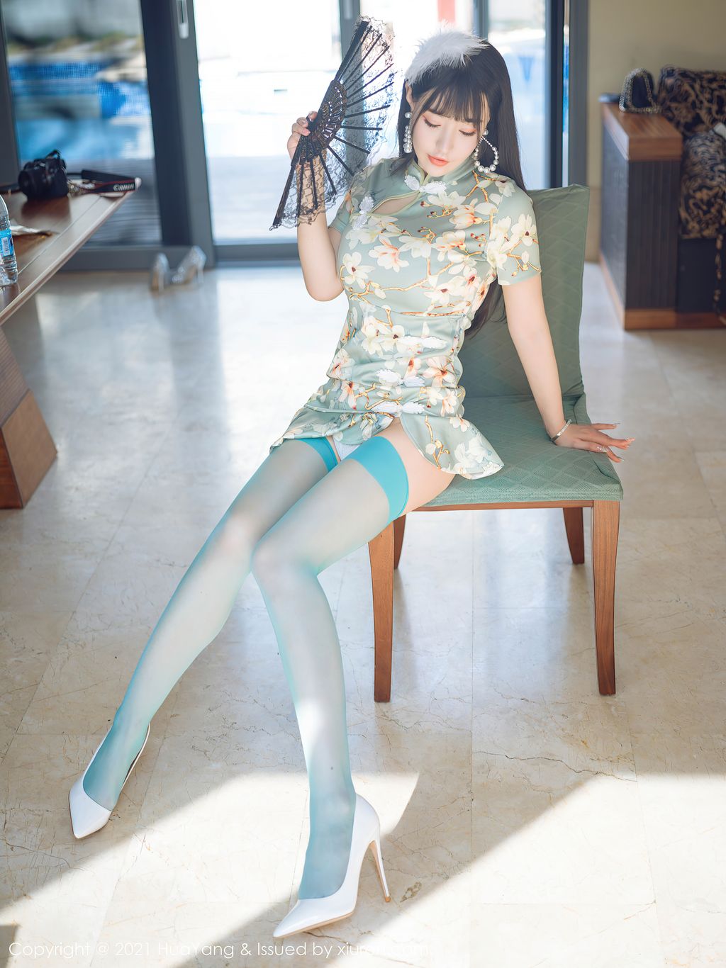 HuaYang Vol390 Zhu Ke Er 朱可儿Flower 69 photos - 17