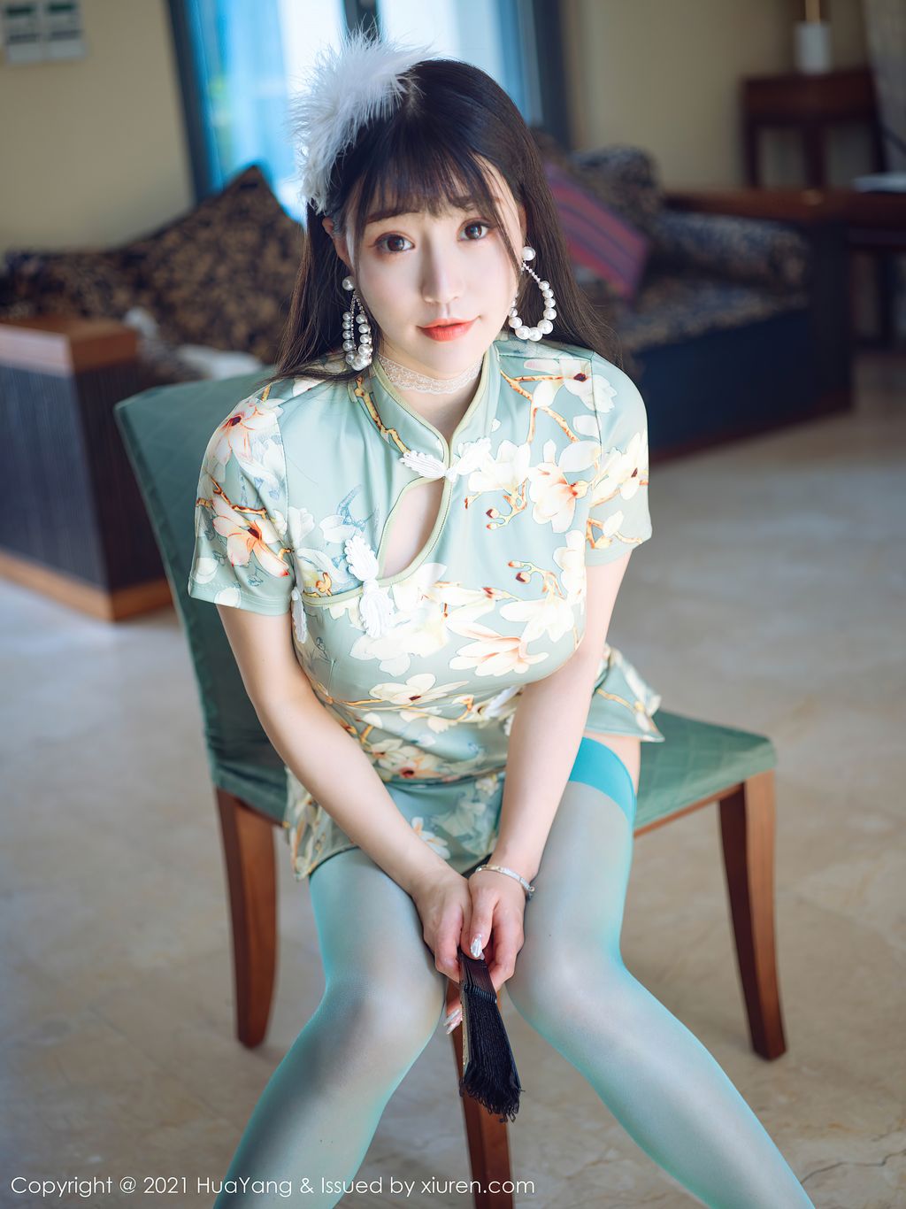 HuaYang Vol390 Zhu Ke Er 朱可儿Flower 69 photos - 19