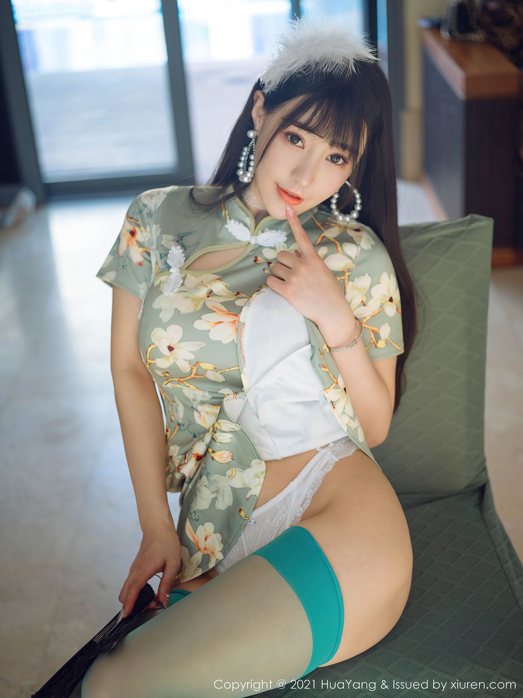 HuaYang Vol390 Zhu Ke Er 朱可儿Flower 69 photos - 23