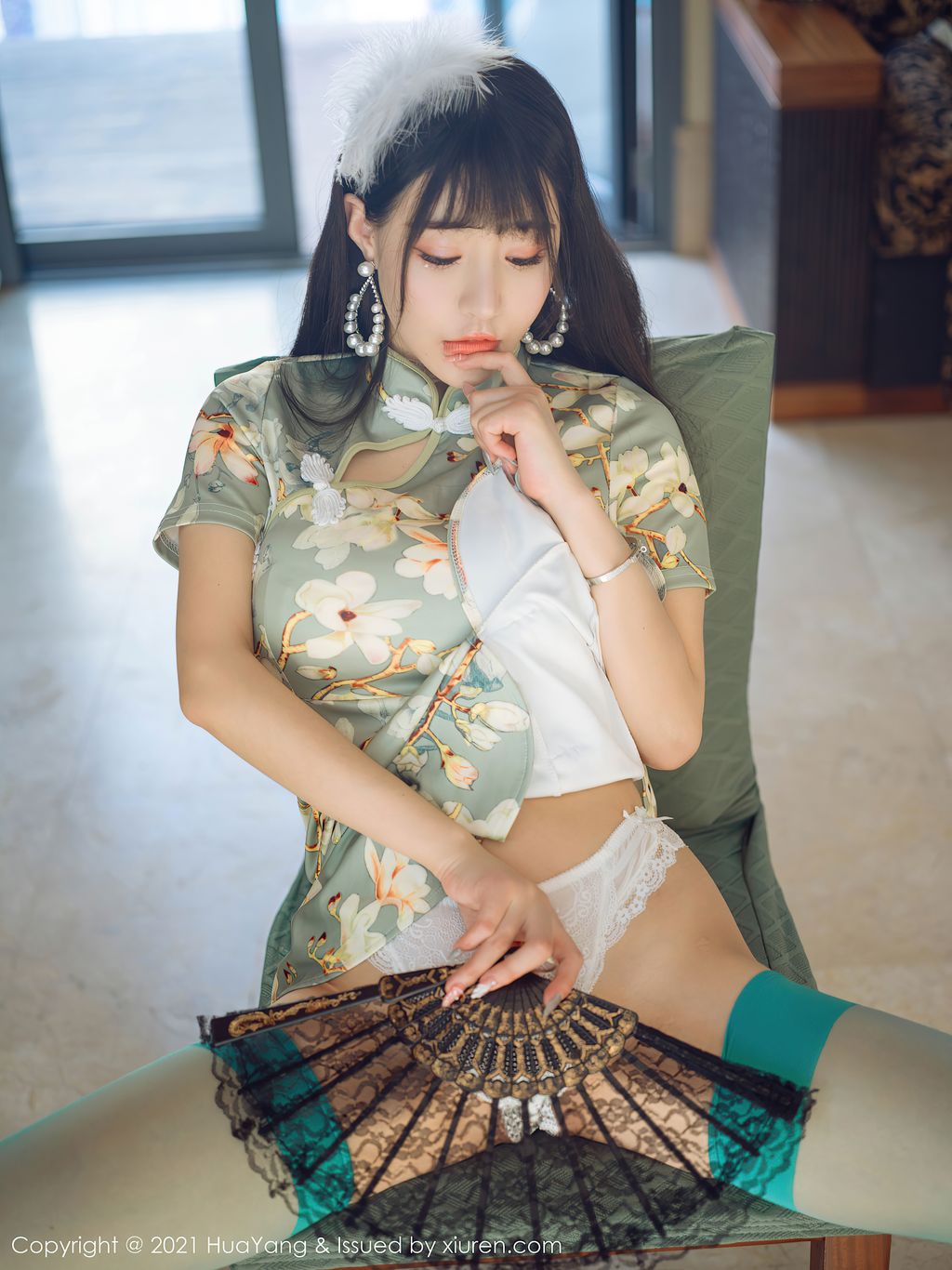HuaYang Vol390 Zhu Ke Er 朱可儿Flower 69 photos - 26