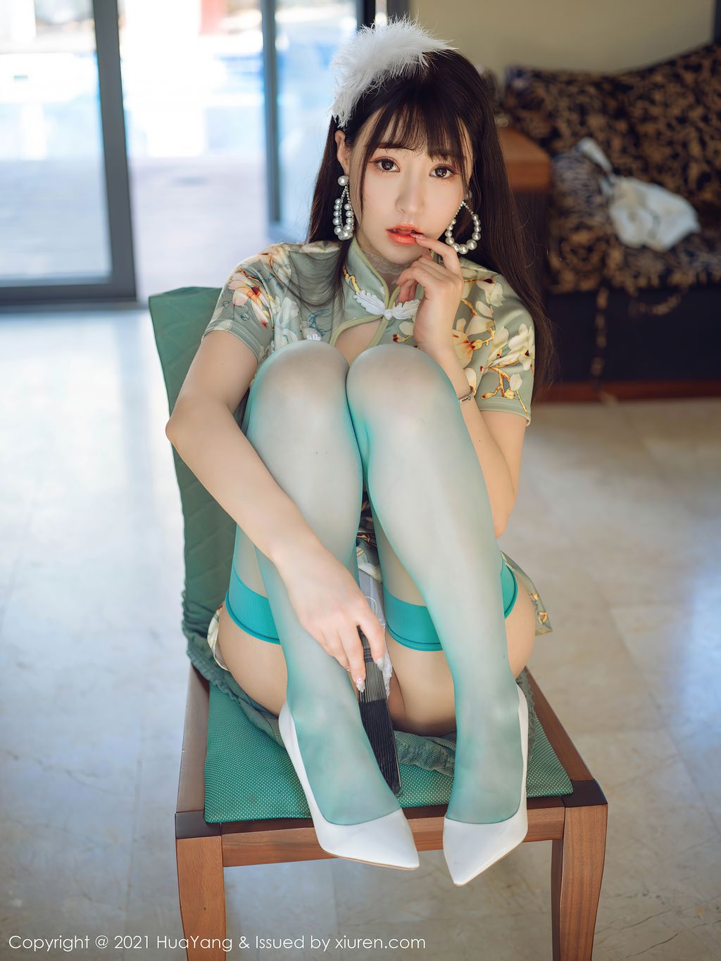 HuaYang Vol390 Zhu Ke Er 朱可儿Flower 69 photos - 27