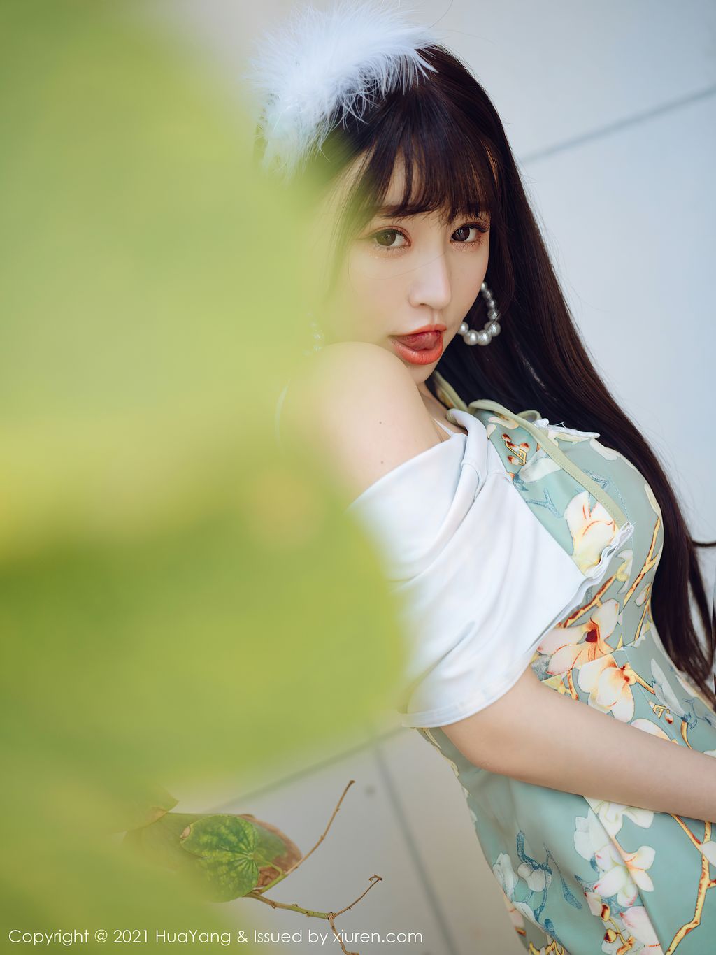 HuaYang Vol390 Zhu Ke Er 朱可儿Flower 69 photos - 55