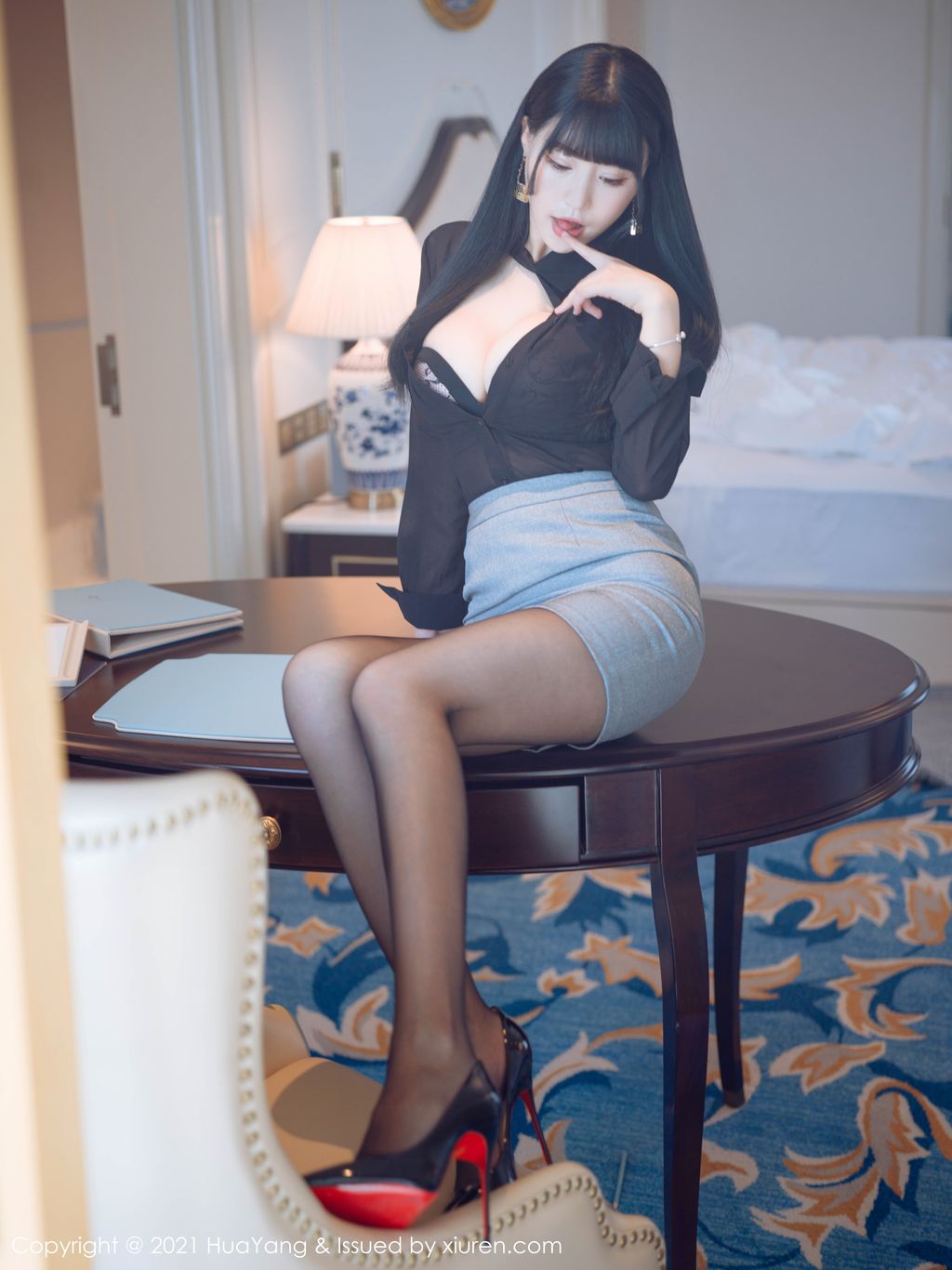 HuaYang Vol401 Zhu Ke Er 朱可儿Flower 52 photos - 3