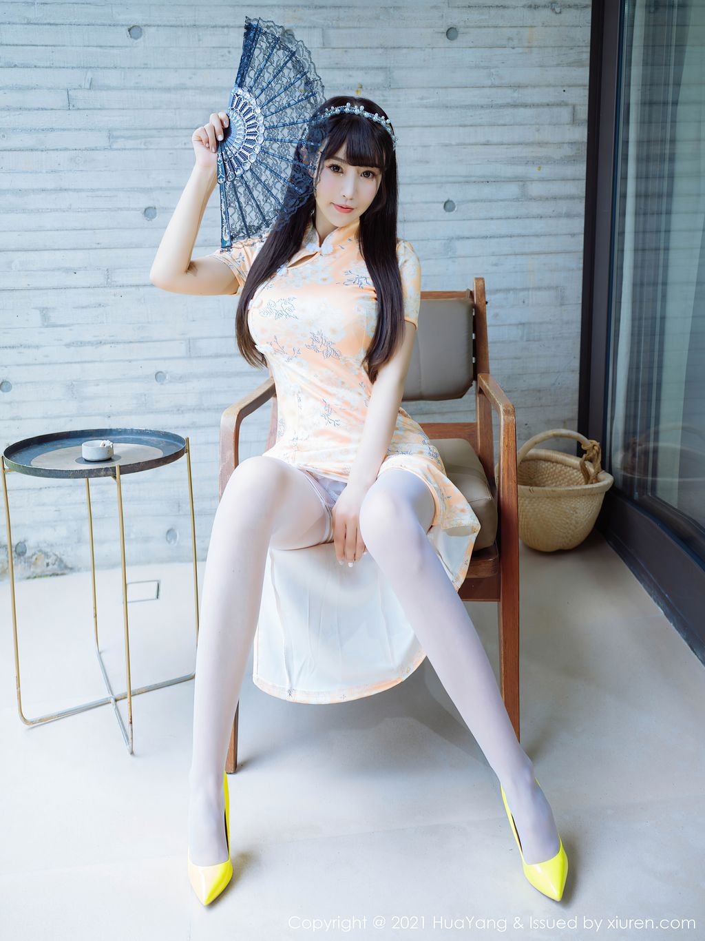 HuaYang Vol436 Zhu Ke Er 朱可儿Flower 54 photos