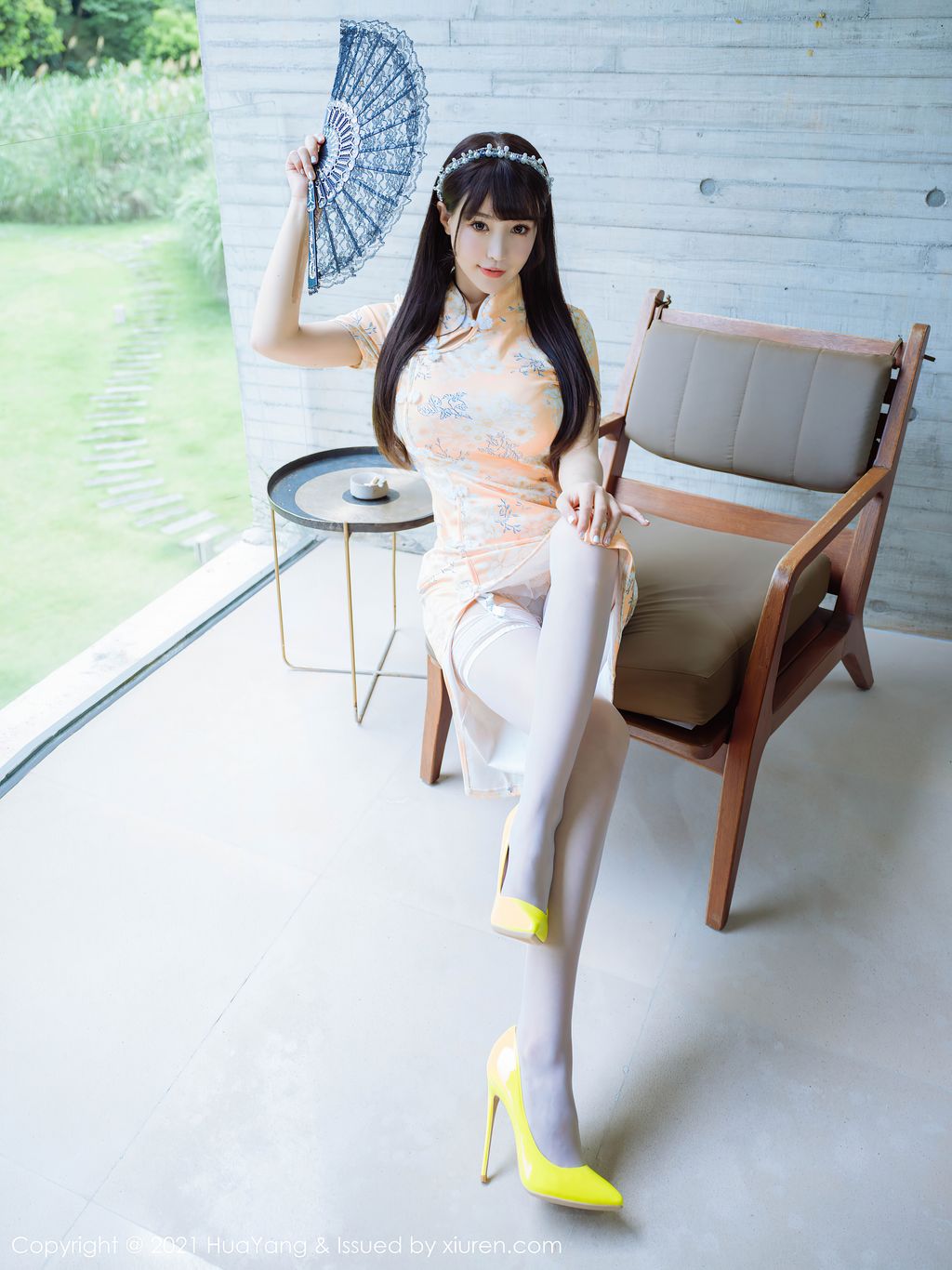 HuaYang Vol436 Zhu Ke Er 朱可儿Flower 54 photos - 3
