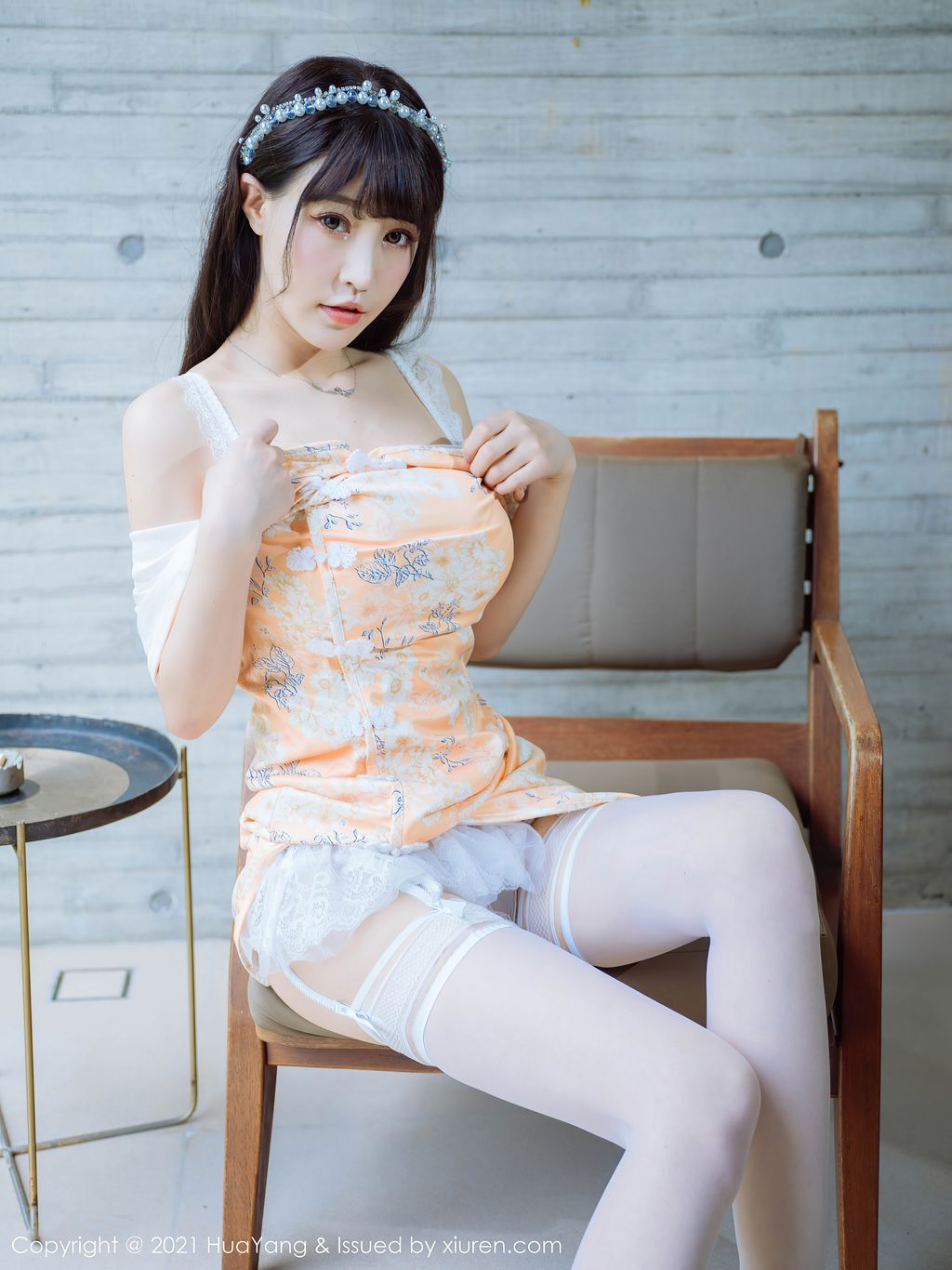 HuaYang Vol436 Zhu Ke Er 朱可儿Flower 54 photos - 17